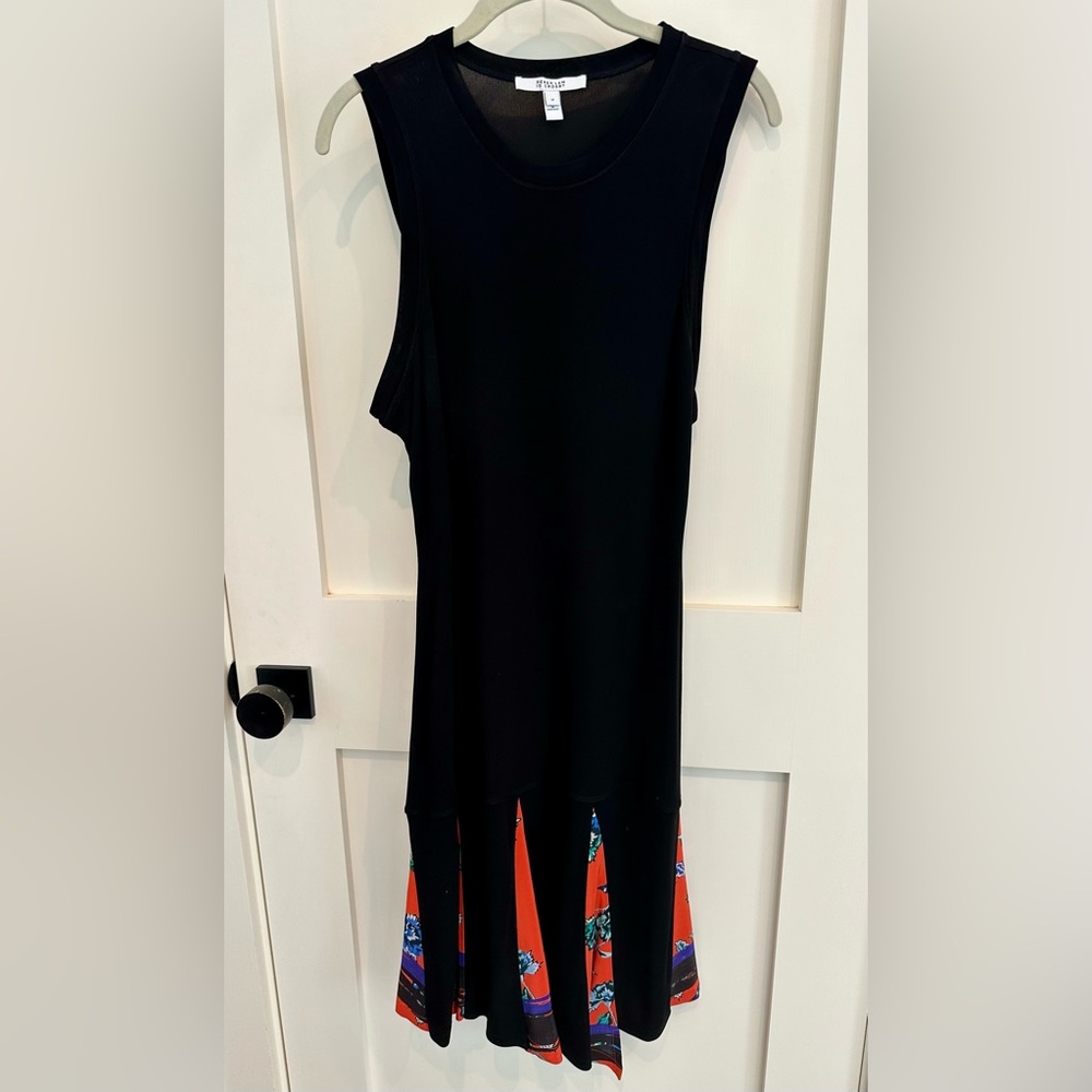Derek Lam 10 Crosby jersey silk dress with scarf hem